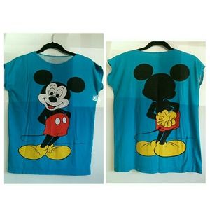 Vintage Disney Mickey Mouse Double Sided Tee🐭
